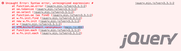 Jquery Syntax Error Unrecognized Expression Kevinleary Net