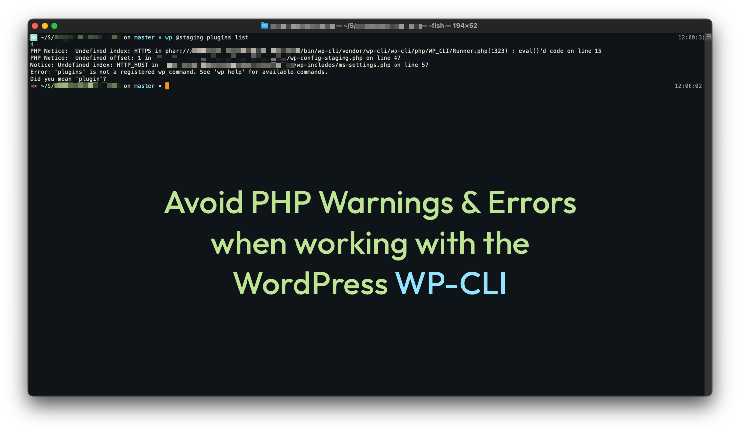 kevinleary-hide-php-notices-warnings-from-wp-cli